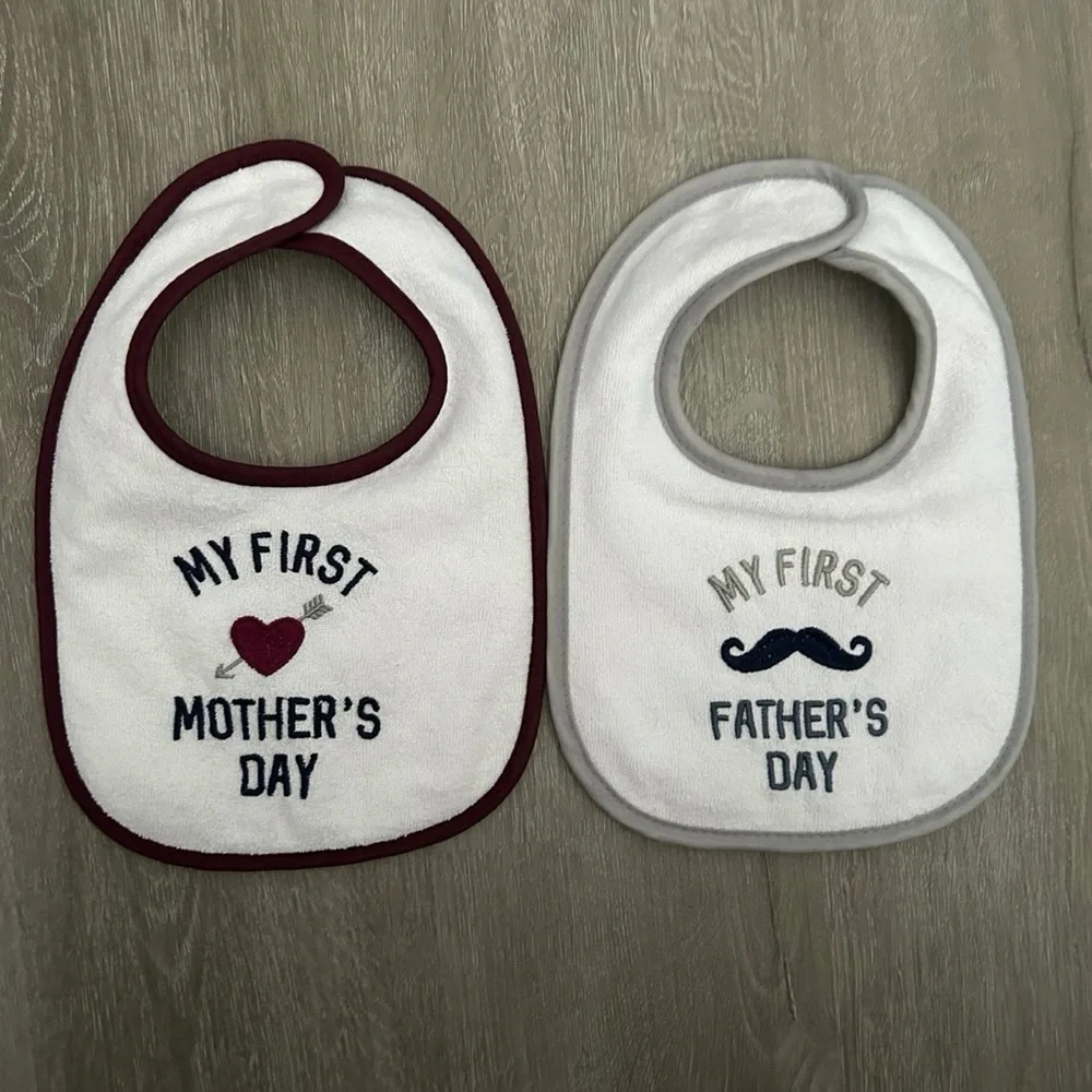 Lot Of 11 My First Holidays Baby Bibs